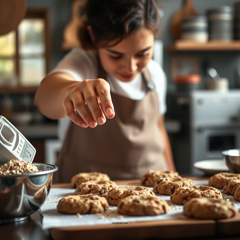 Step-by-Step Baking Instructions - oatmeal cookie recipe with quick oats