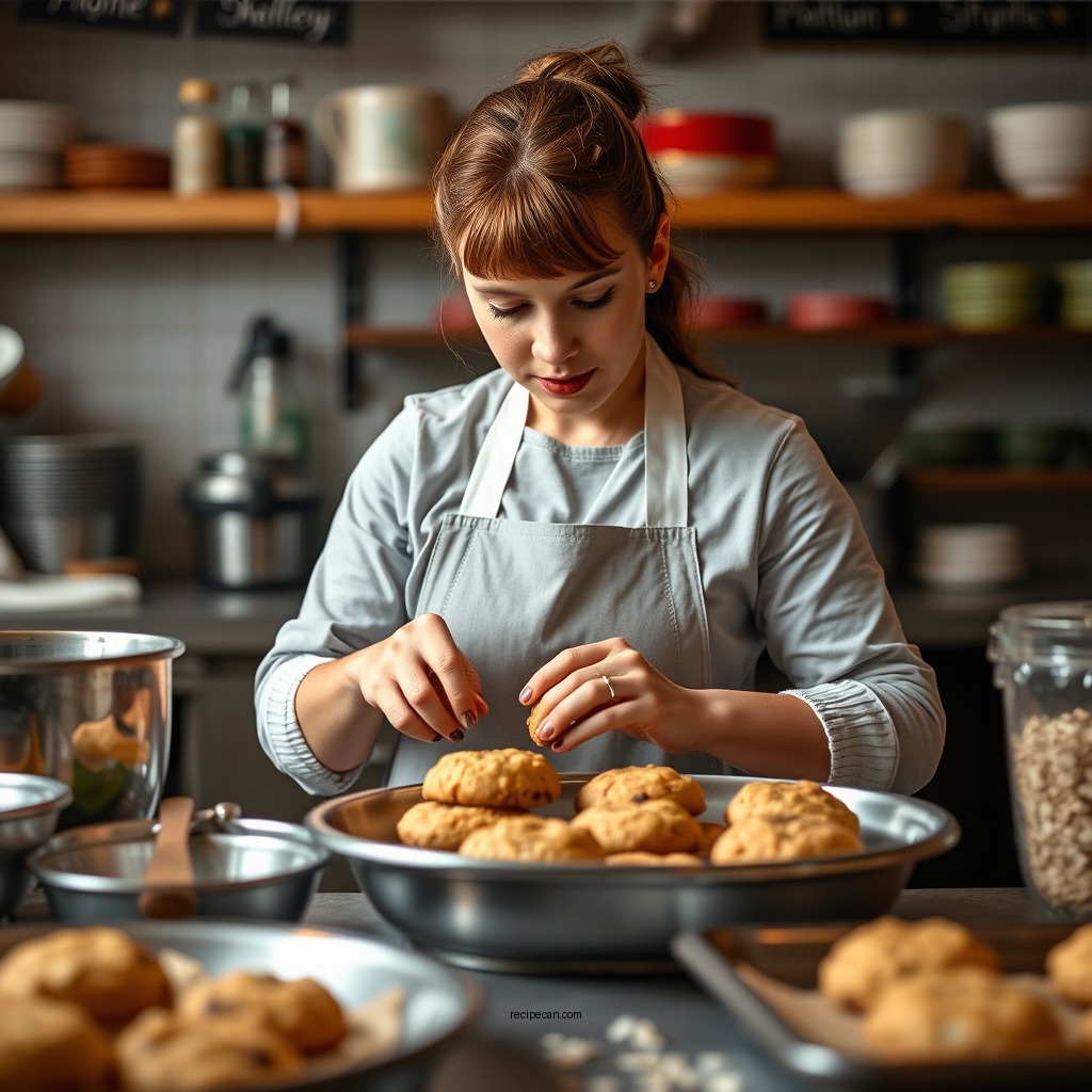 Step-by-Step Preparation - oatmeal cookies recipe quaker oats