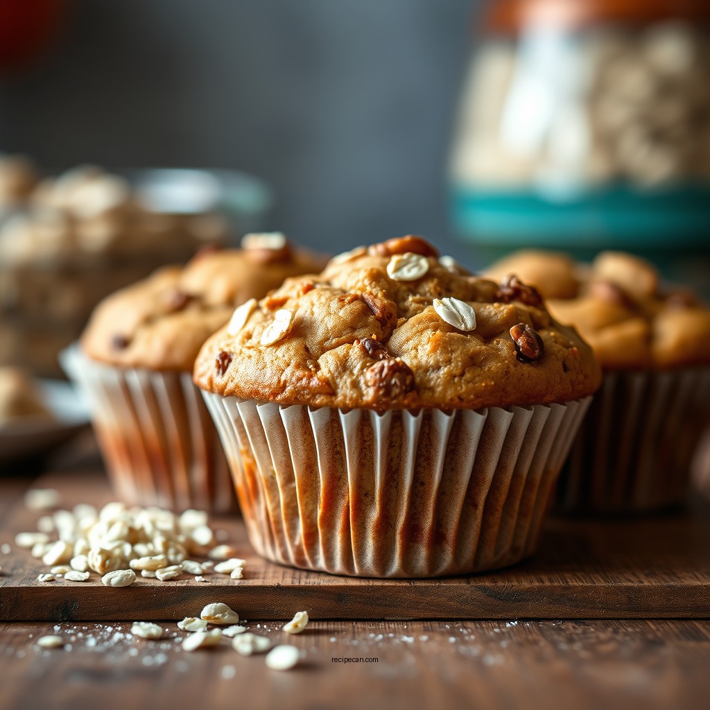 Ingredients You'll Need - oatmeal muffin recipe