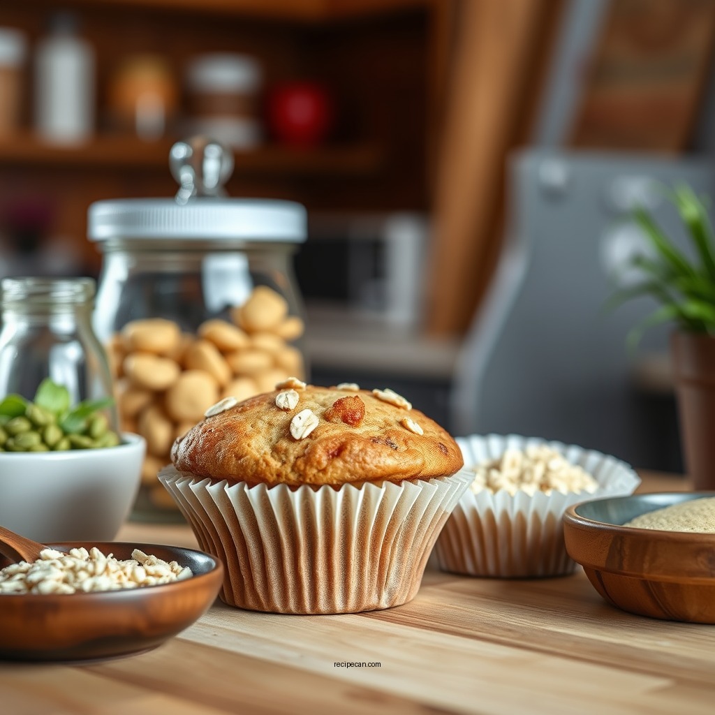 Ingredients You'll Need - oatmeal muffins recipe