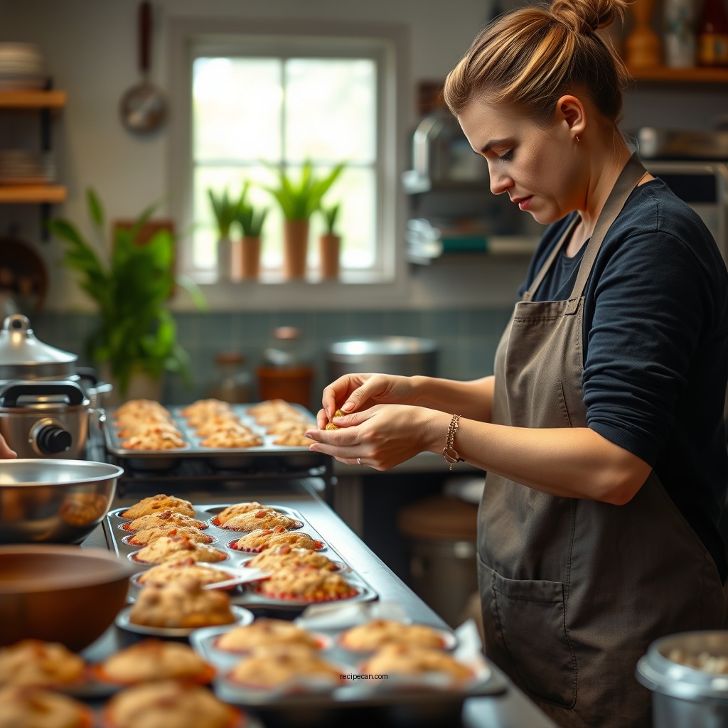 Step-by-Step Preparation - oatmeal muffins recipe