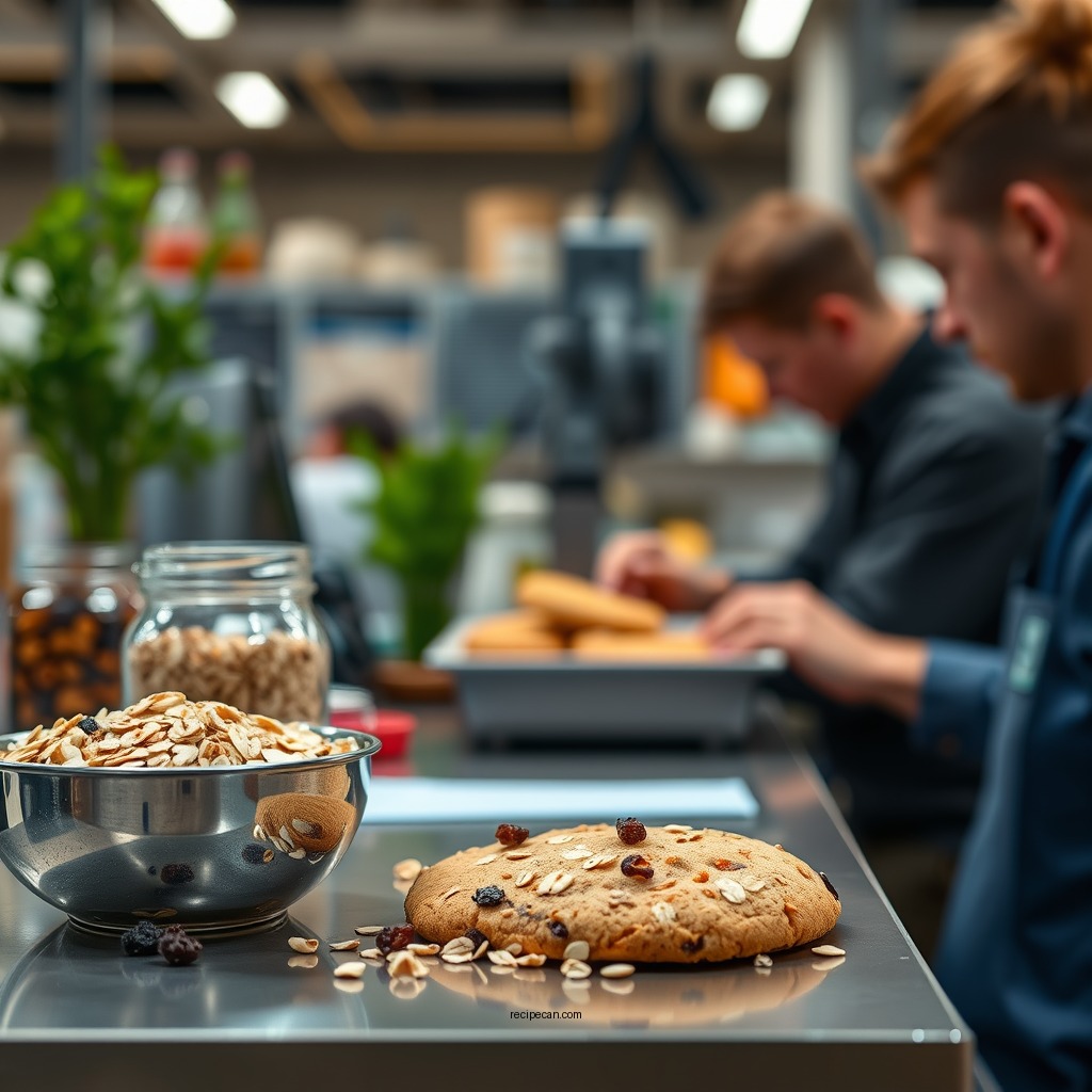 Ingredients You'll Need - oatmeal raisin cookie recipe with quick oats