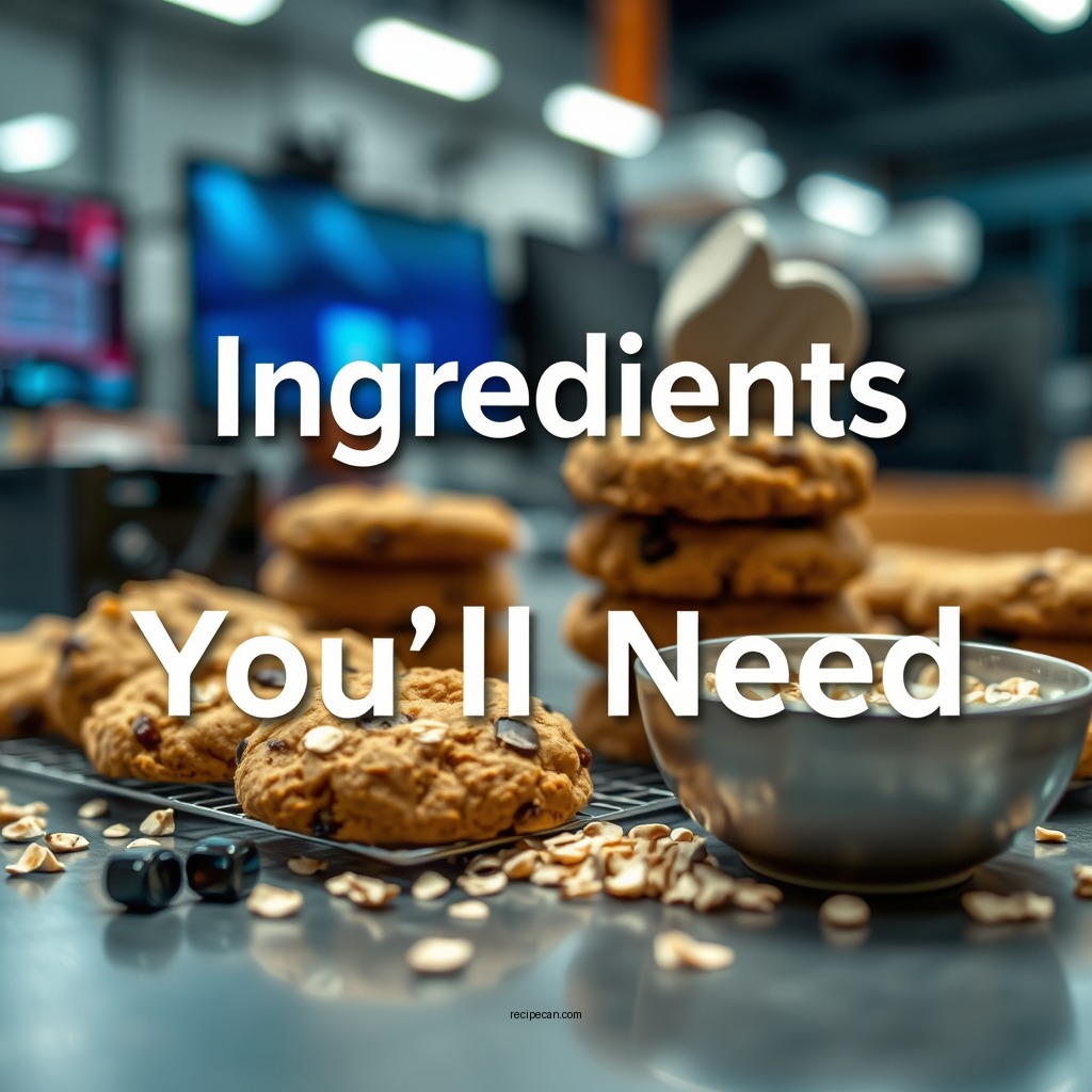 Ingredients You'll Need - oatmeal raisin cookies recipe quaker oats
