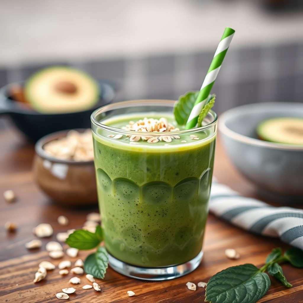 Green Oatmeal Smoothie - oatmeal smoothie recipes
