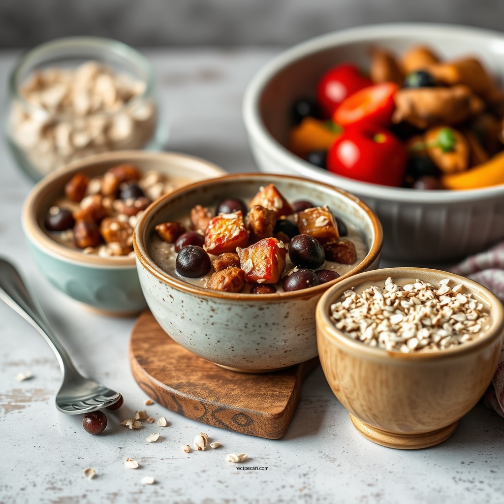 Warm Oatmeal Bowls - oats breakfast recipes