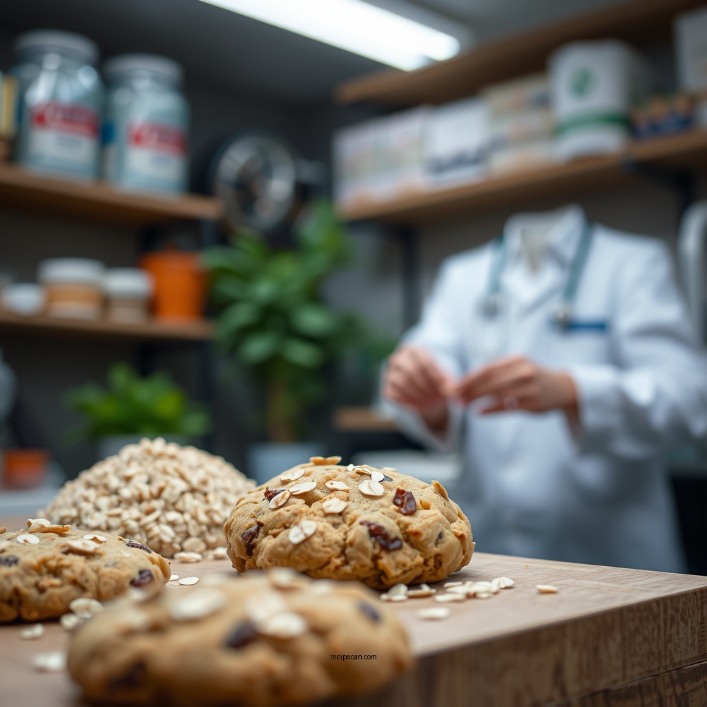 Ingredients for Healthy Oats Cookies - oats cookie recipe healthy