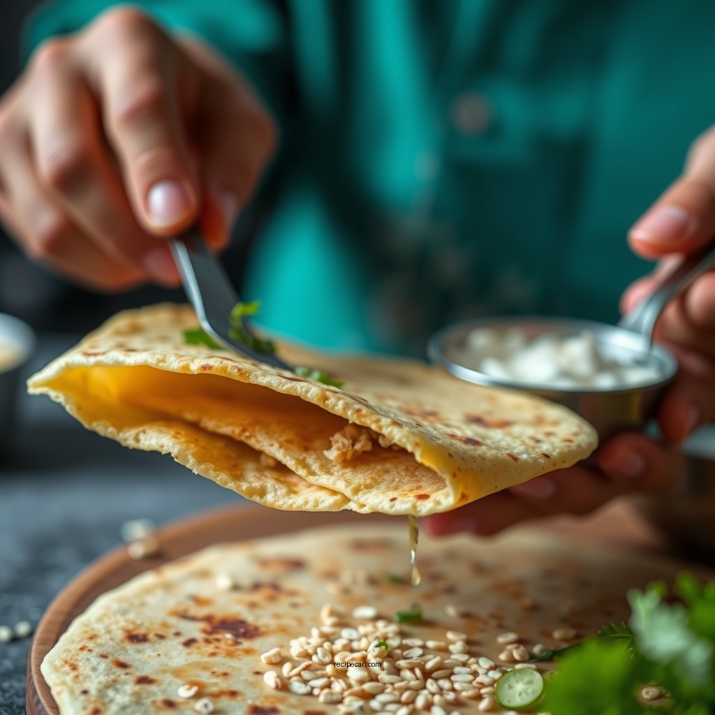 Cooking the Oats Dosa - oats dosa recipe