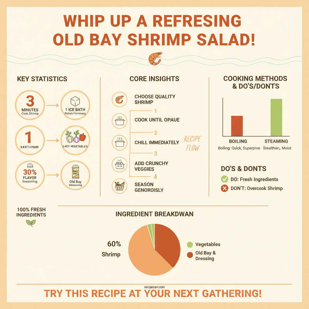 old bay shrimp salad recipe - Data Infographic and Statistics
