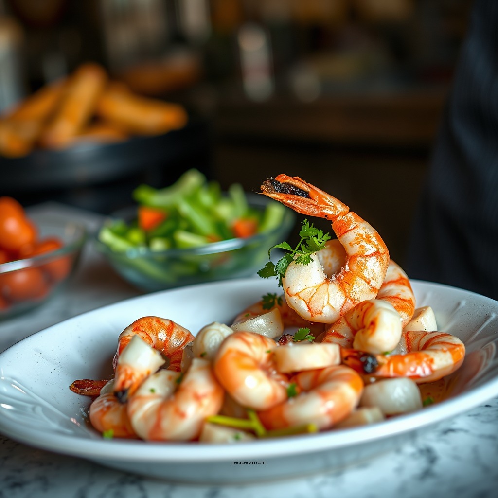 Preparing the Shrimp - old bay shrimp salad recipe