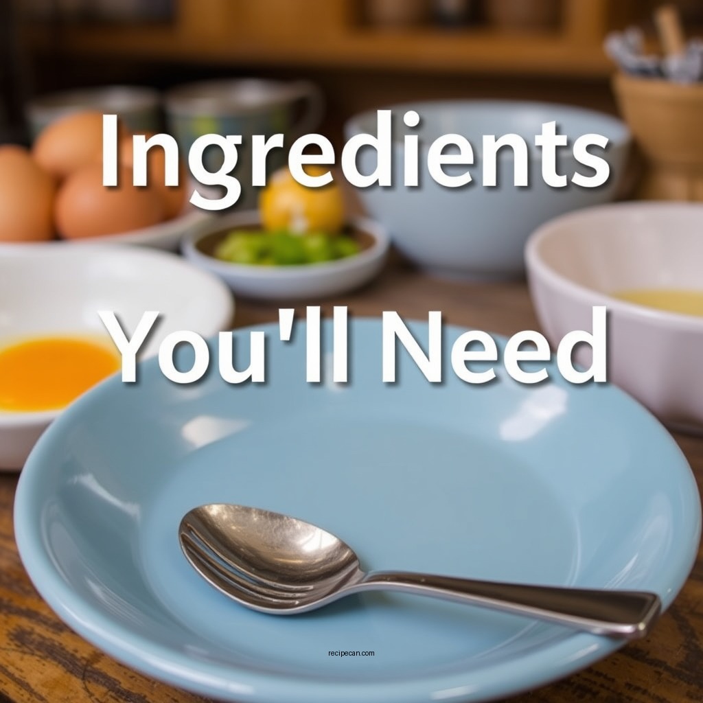 Ingredients You'll Need - old fashioned baked egg custard recipe