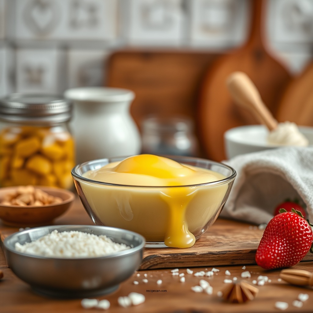 Essential Ingredients for Custard - old fashioned custard recipe