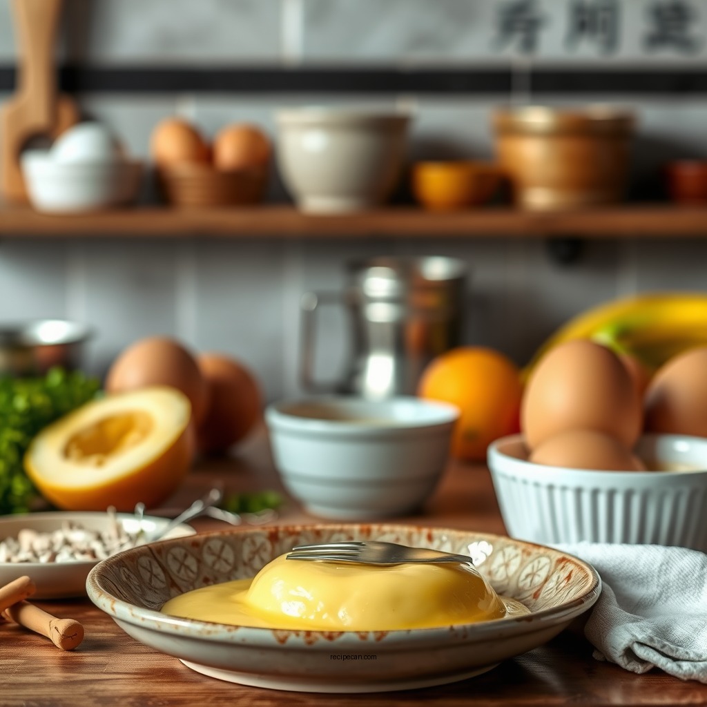 Ingredients for Old Fashioned Egg Custard - old fashioned egg custard recipe