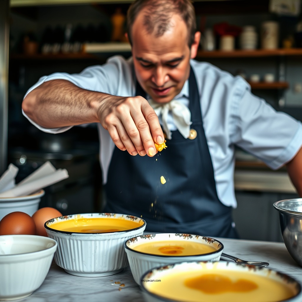 Step-by-Step Preparation - old fashioned egg custard recipe