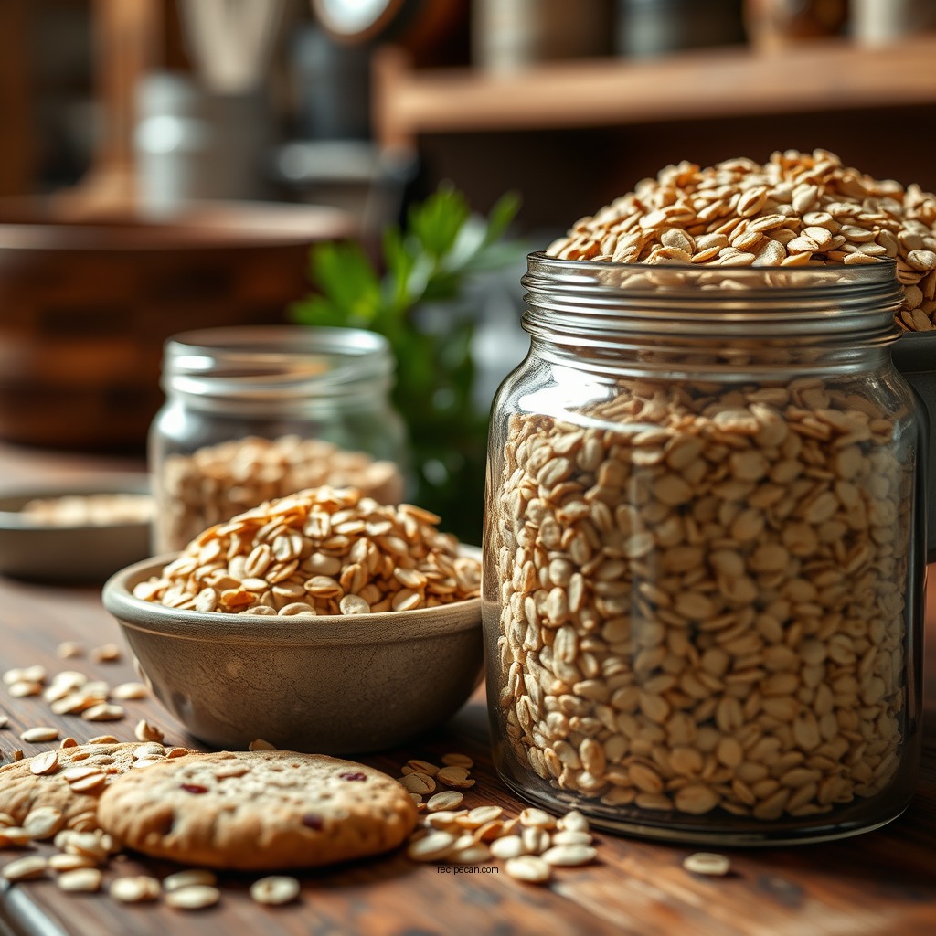 Ingredients You'll Need - old fashioned oats cookie recipe