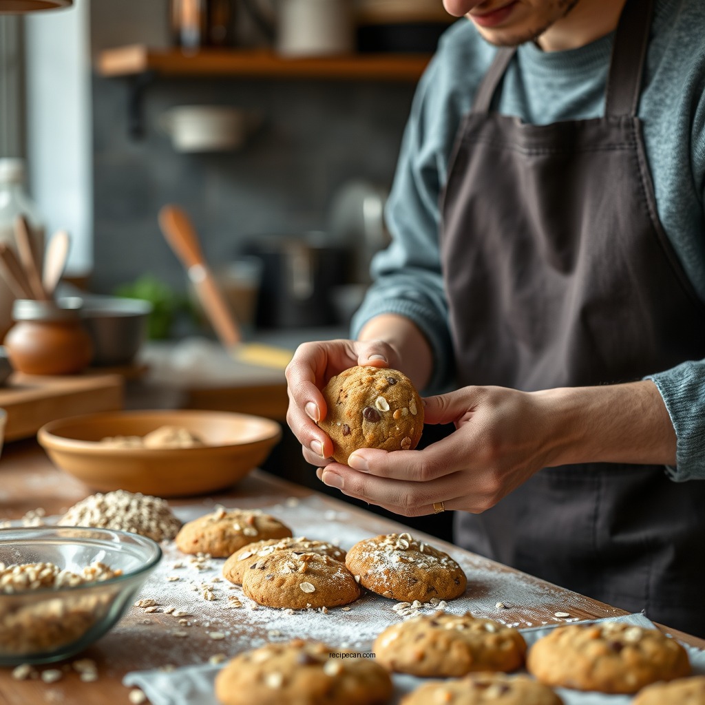 Step-by-Step Preparation - old fashioned oats cookie recipe