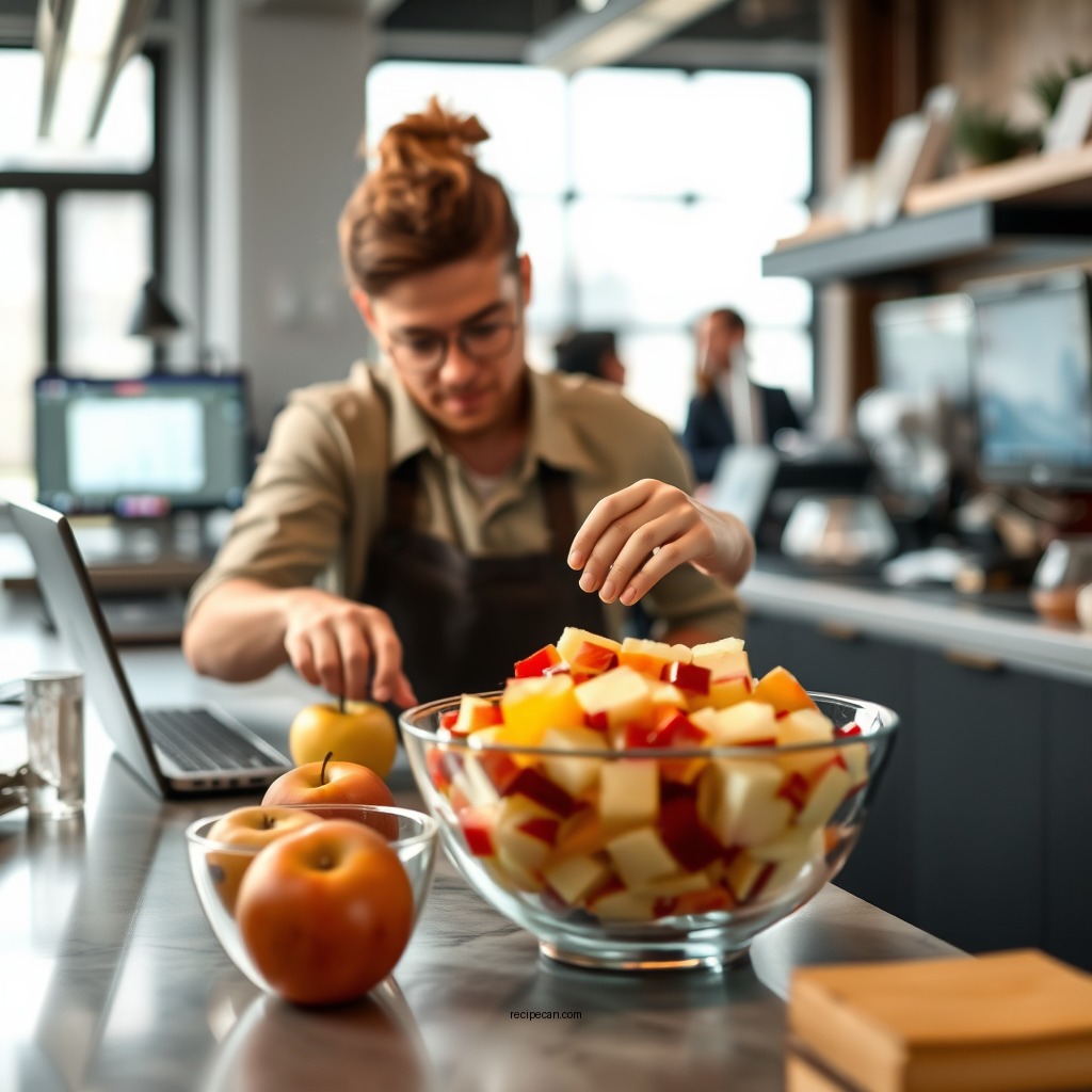 Step-by-Step Preparation - old fashioned taffy apple salad recipe