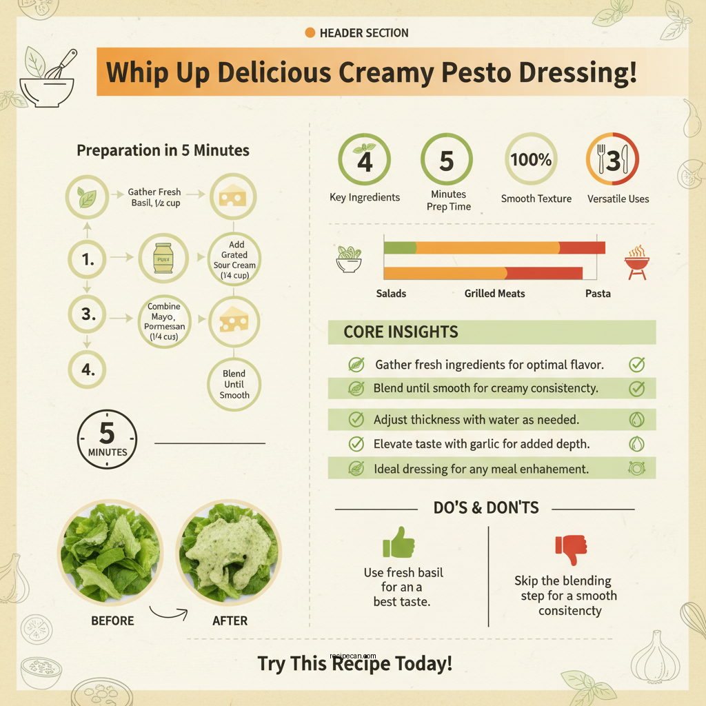old spaghetti factory creamy pesto salad dressing recipe - Data Infographic and Statistics