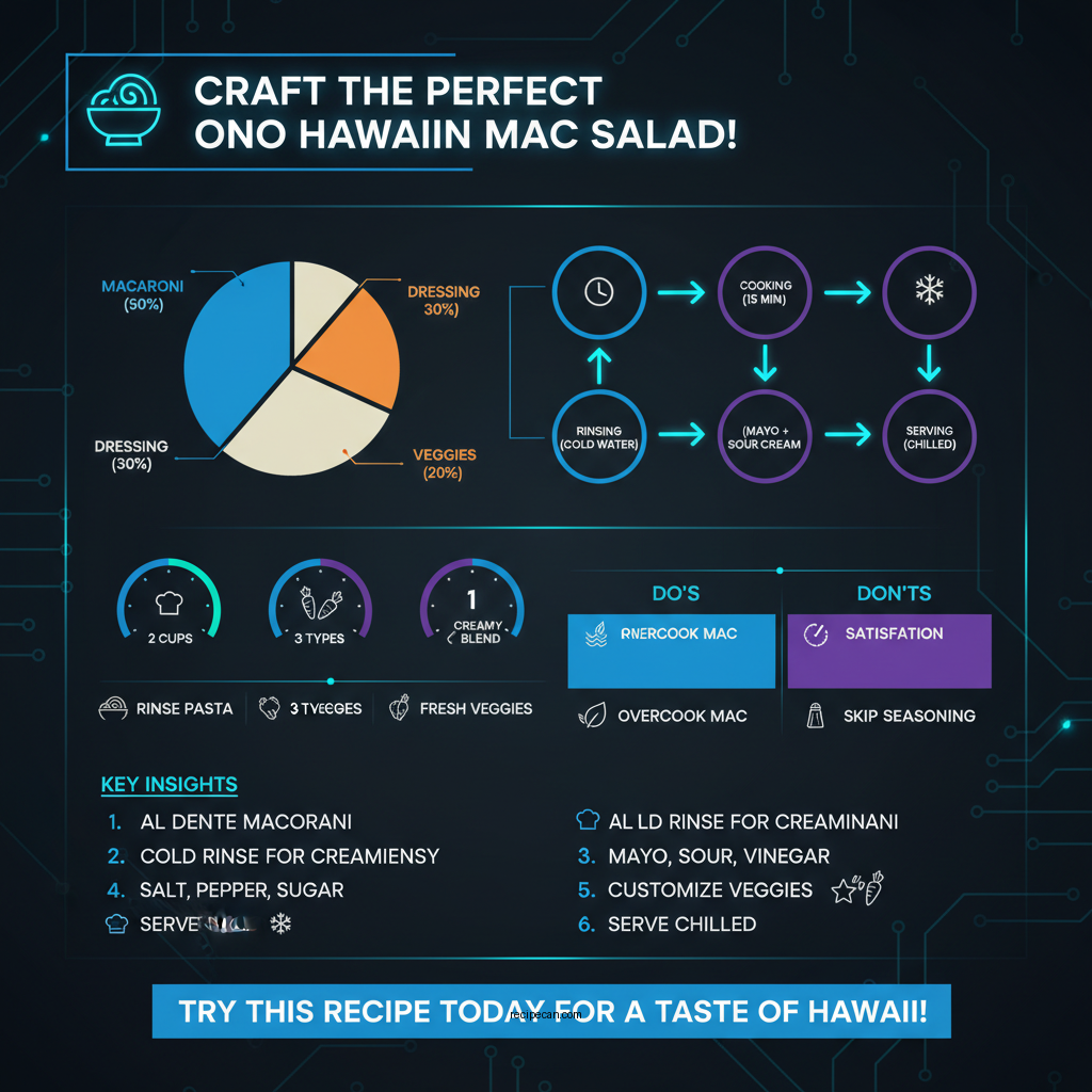 ono hawaiian mac salad recipe - Data Infographic and Statistics
