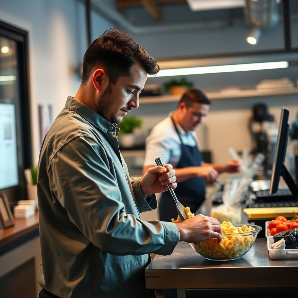 Preparing the Macaroni Salad - ono hawaiian macaroni salad recipe