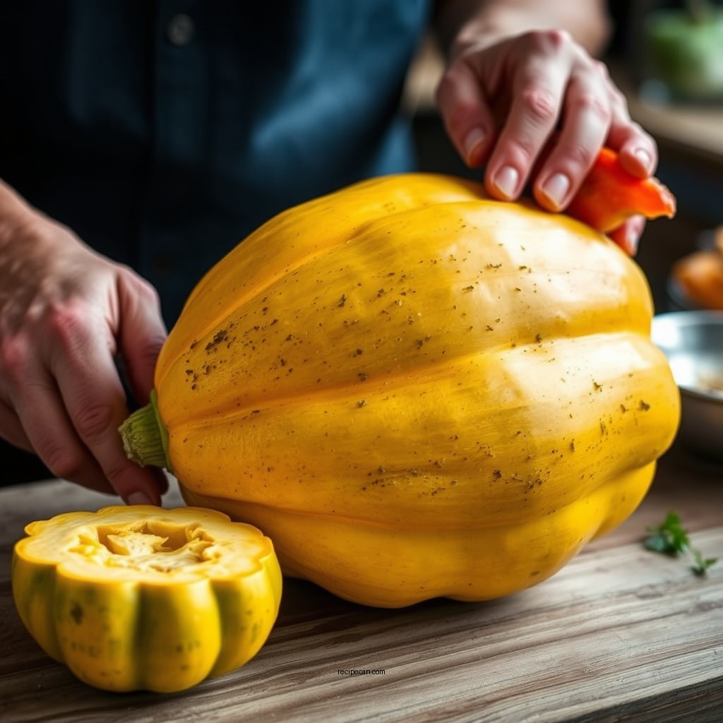Preparing Opo Squash - opo squash recipe