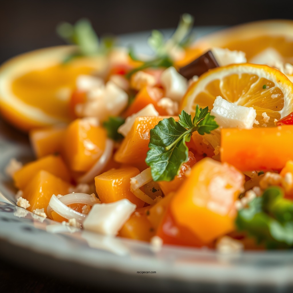 Enhancing Flavor - orange dream sickle salad recipe