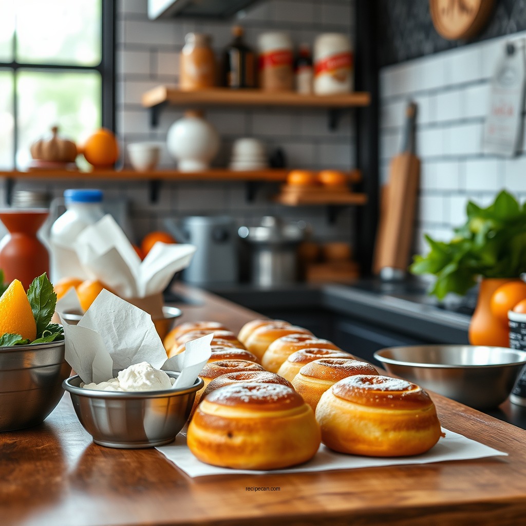 Ingredients You'll Need - orange rolls recipe