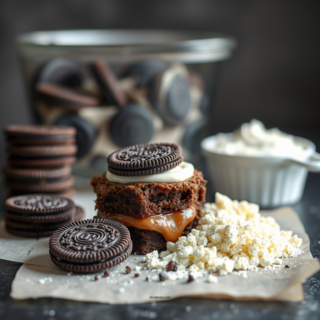 Ingredients You'll Need - oreo brownie recipe