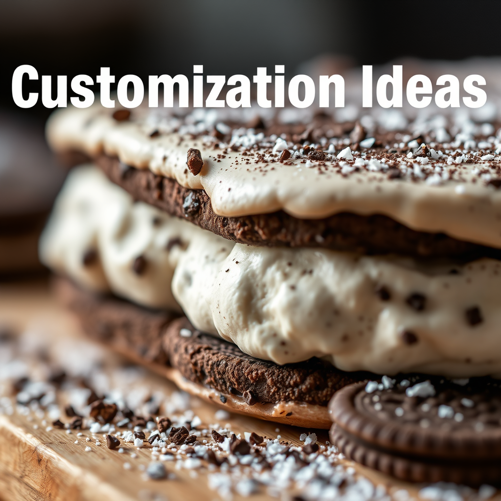 Customization Ideas - oreo ice cream sandwich recipe