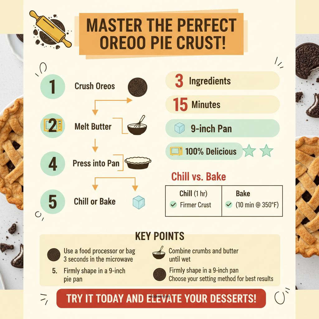 oreo pie crust recipe - Data Infographic and Statistics