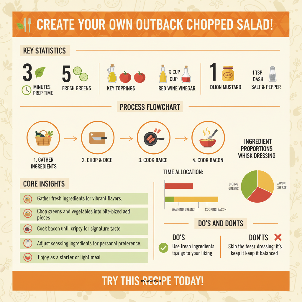 outback steakhouse chopped salad recipe - Data Infographic and Statistics