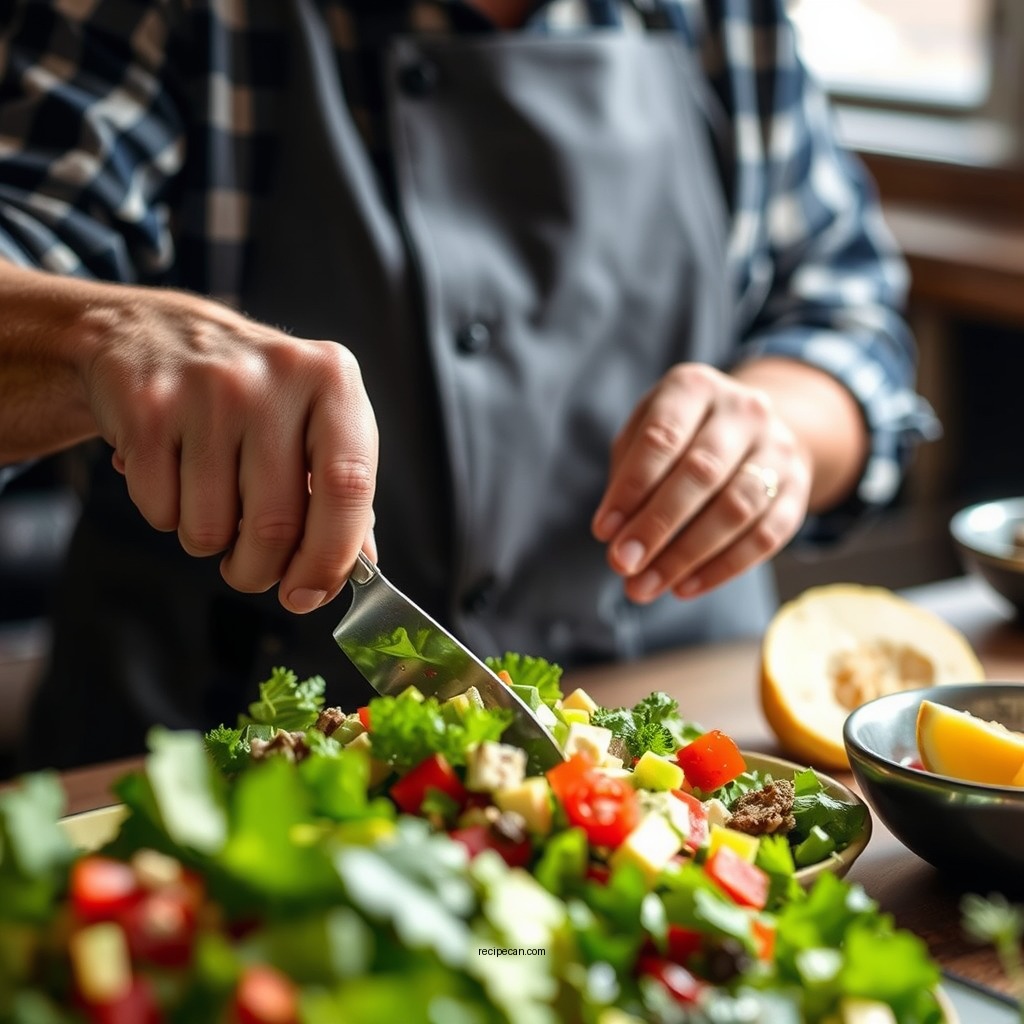 Step-by-Step Preparation - outback steakhouse chopped salad recipe