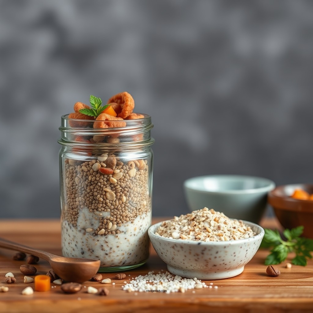 Basic Ingredients Needed - overnight chia oats recipe