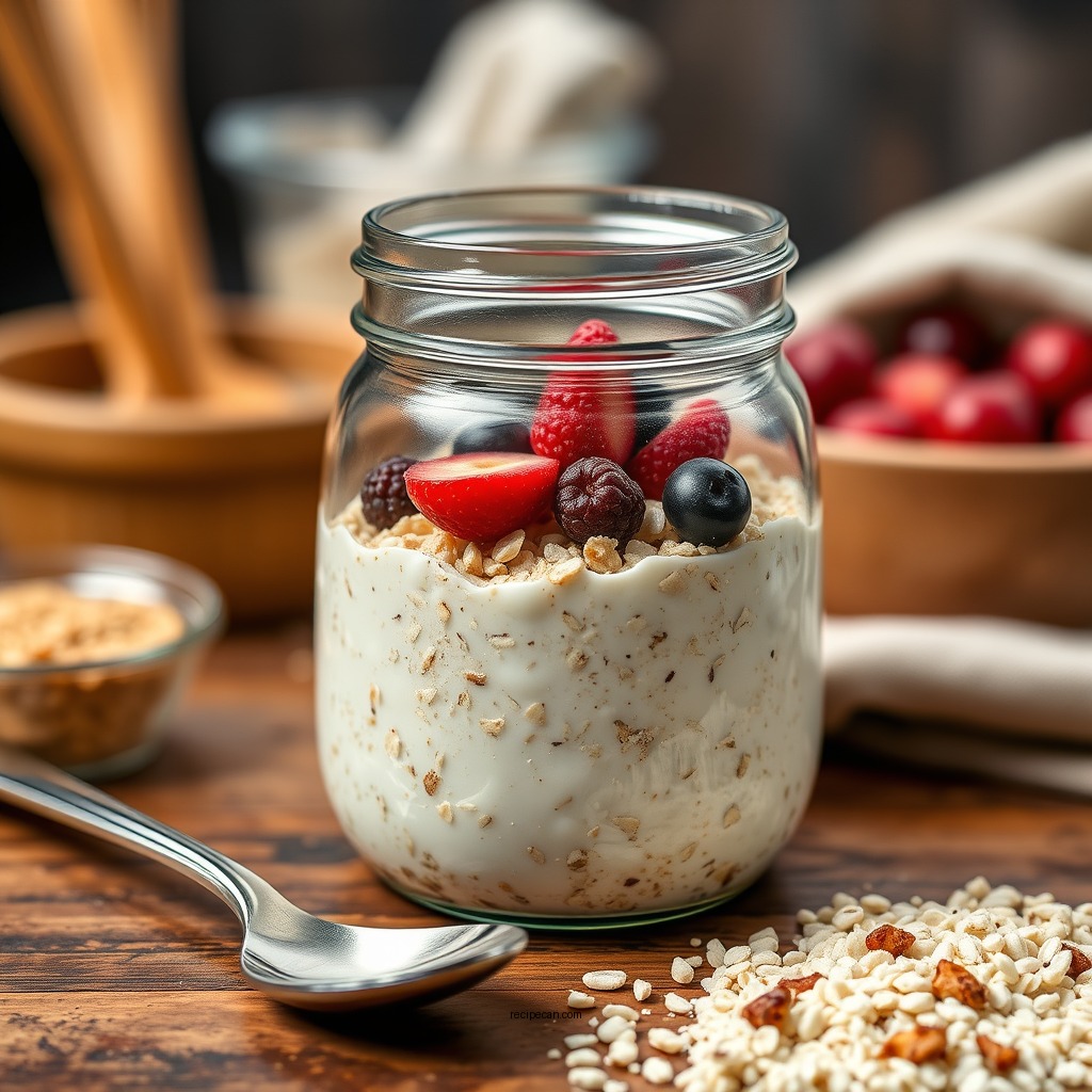 Basic Ingredients for Overnight Oats - overnight oats easy recipe