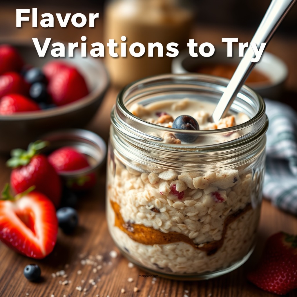 Flavor Variations to Try - overnight oats easy recipe