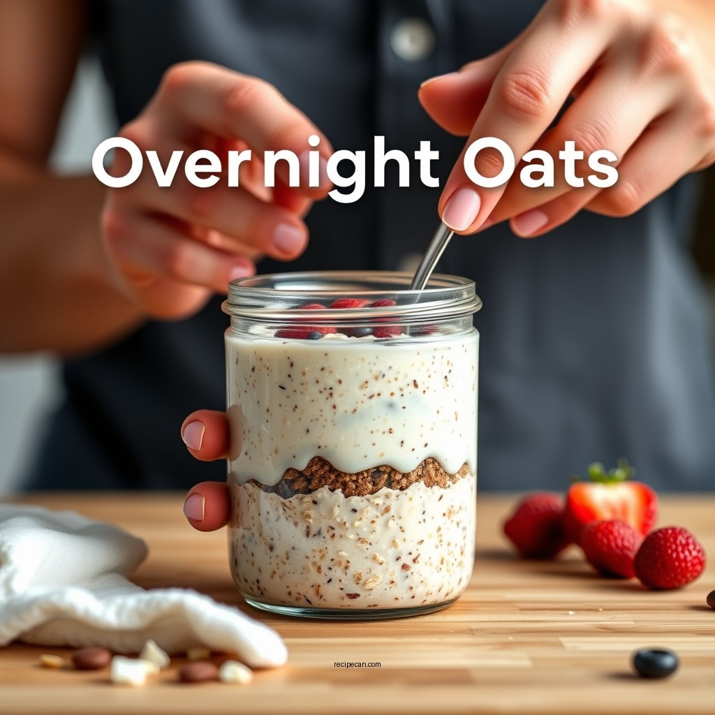 How to Make Basic Overnight Oats - overnight oats recipe for weight loss