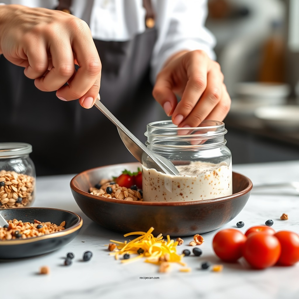 Step-by-Step Recipe for Preparation - overnight oats recipe high protein