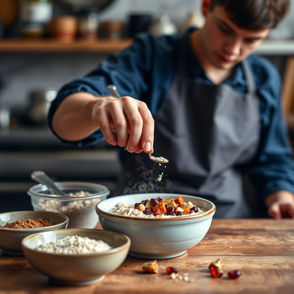 Step-by-Step Preparation - overnight oats recipe simple