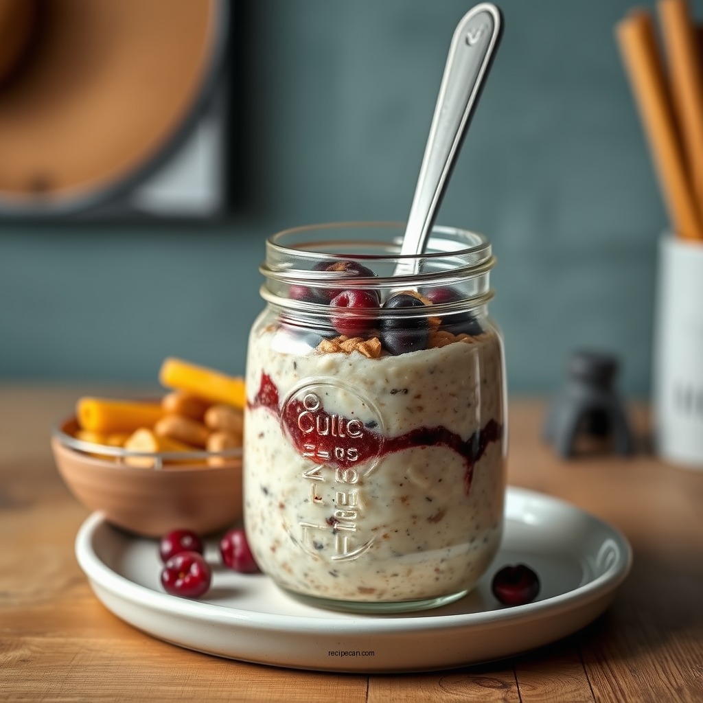 Basic Vegan Overnight Oats Recipe - overnight oats recipe vegan