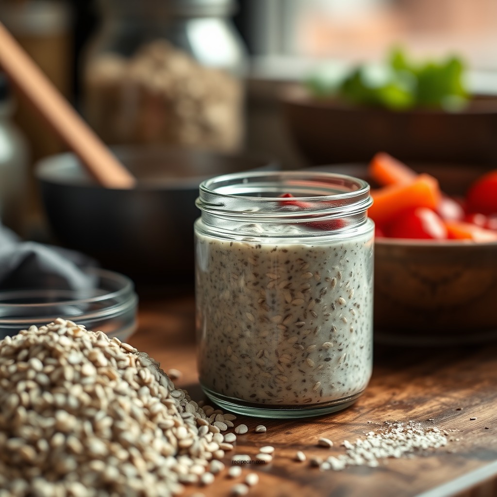 Ingredients You’ll Need - overnight oats recipe with chia seeds