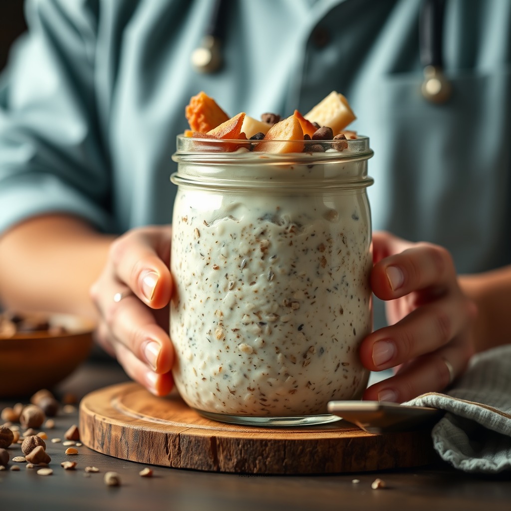Step-by-Step Instructions to Prepare Overnight Oats - overnight oats recipe with yogurt