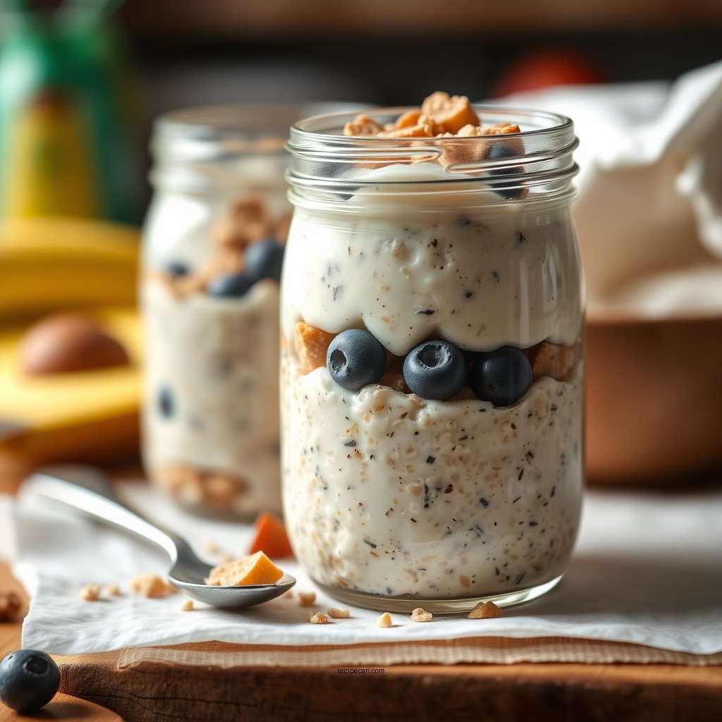 Basic Ingredients for Yogurt-Free Overnight Oats - overnight oats recipe without yogurt