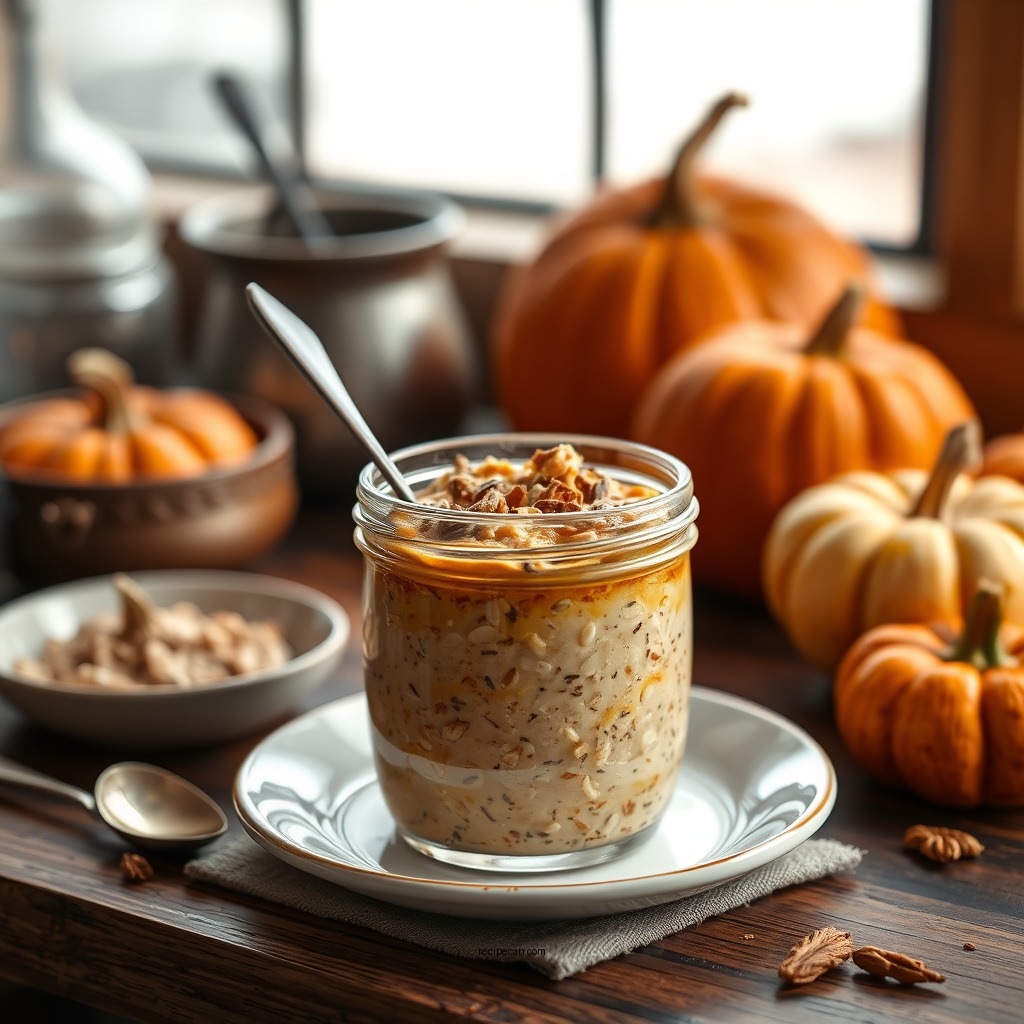 Classic Pumpkin Overnight Oats - overnight oats recipes pumpkin