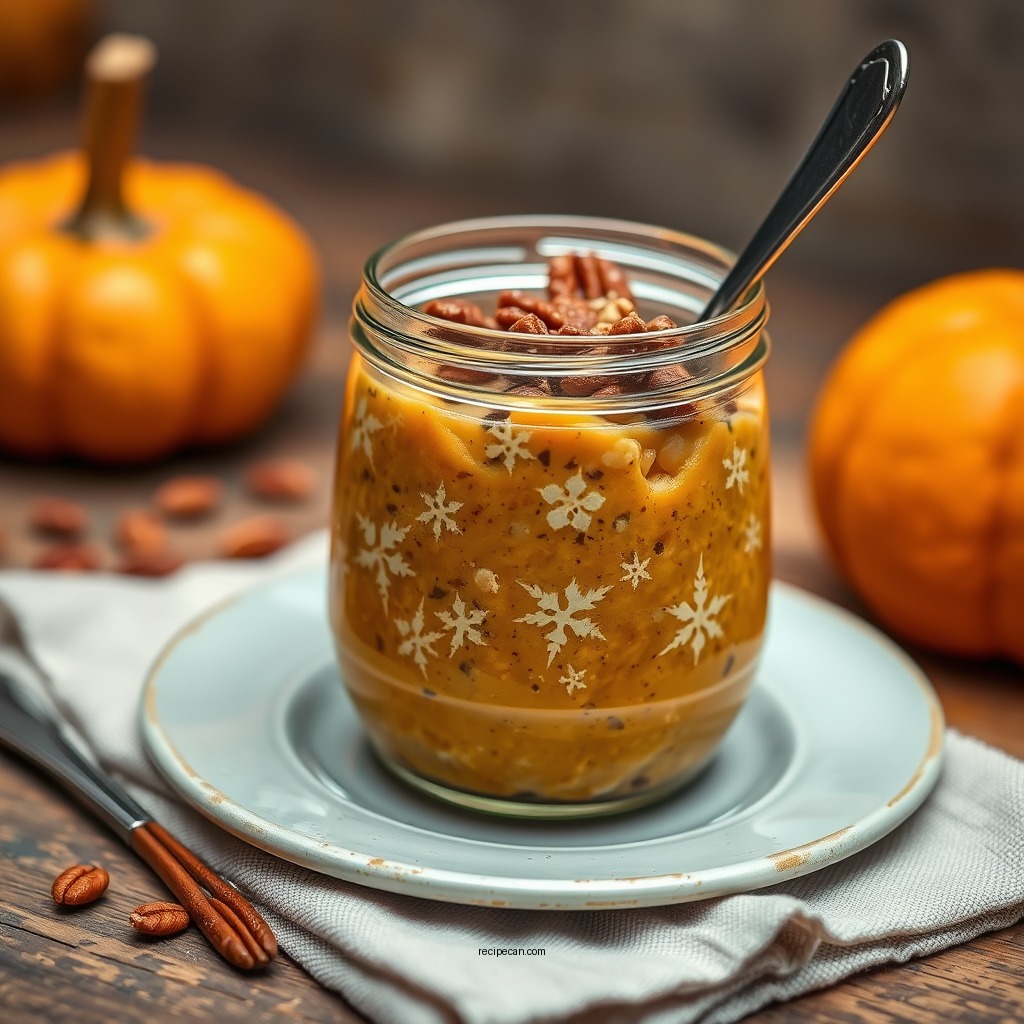 Maple Pecan Pumpkin Overnight Oats - overnight oats recipes pumpkin