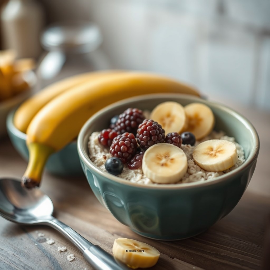 Ingredients You'll Need - overnight oats with banana recipe
