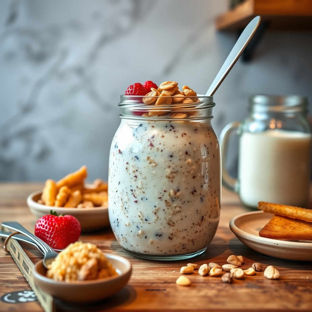 What You Need for Overnight Oats - overnight oats with protein powder recipe