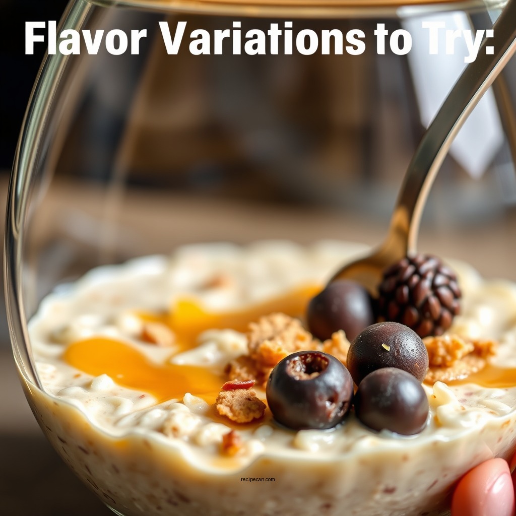 Flavor Variations to Try - overnight protein oats recipe