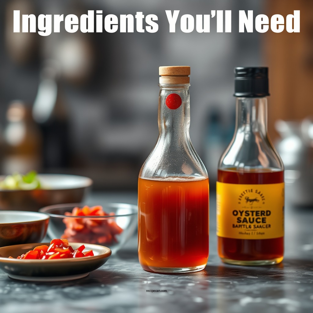 Ingredients You’ll Need - oyster sauce recipe