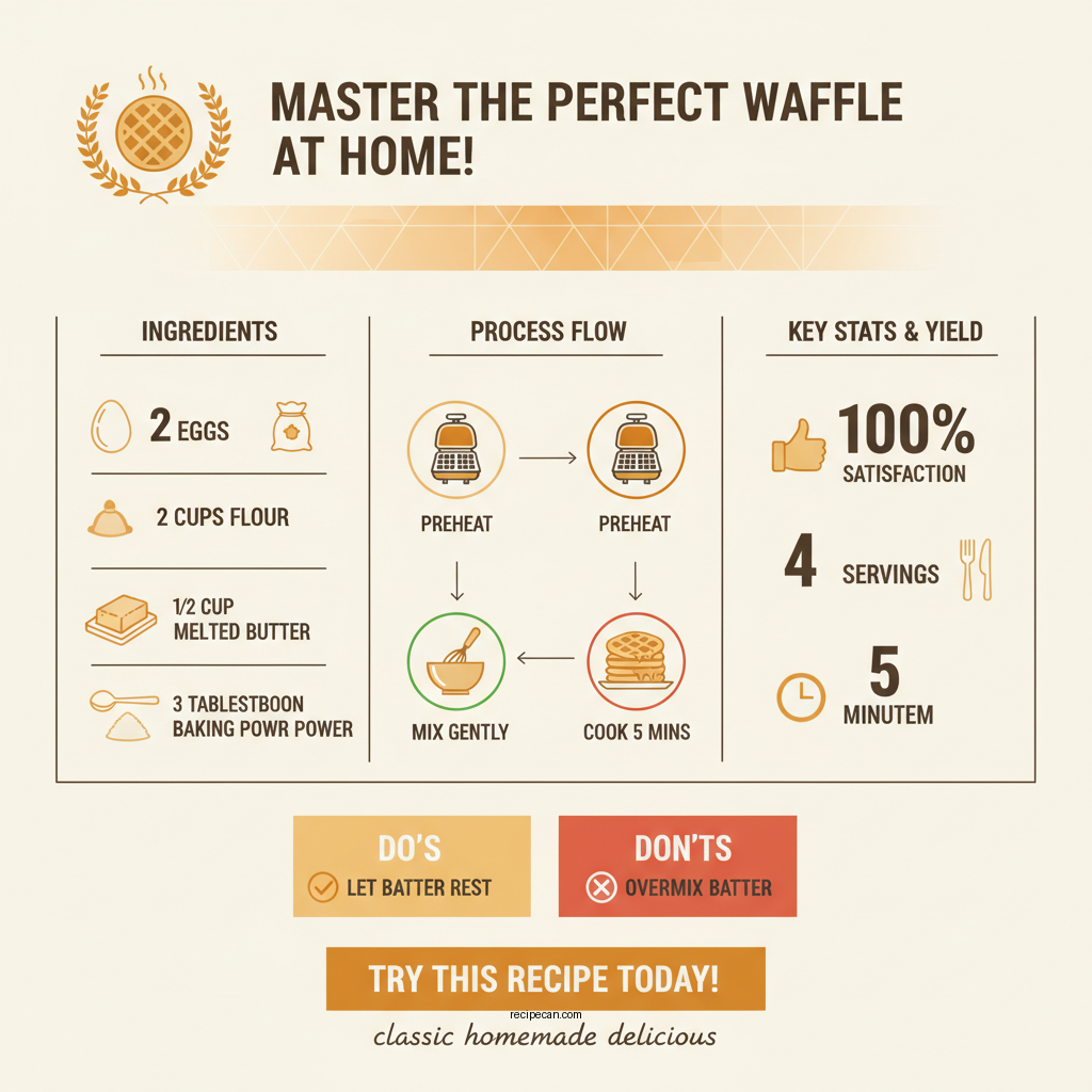 pancake and waffle recipe - Data Infographic and Statistics