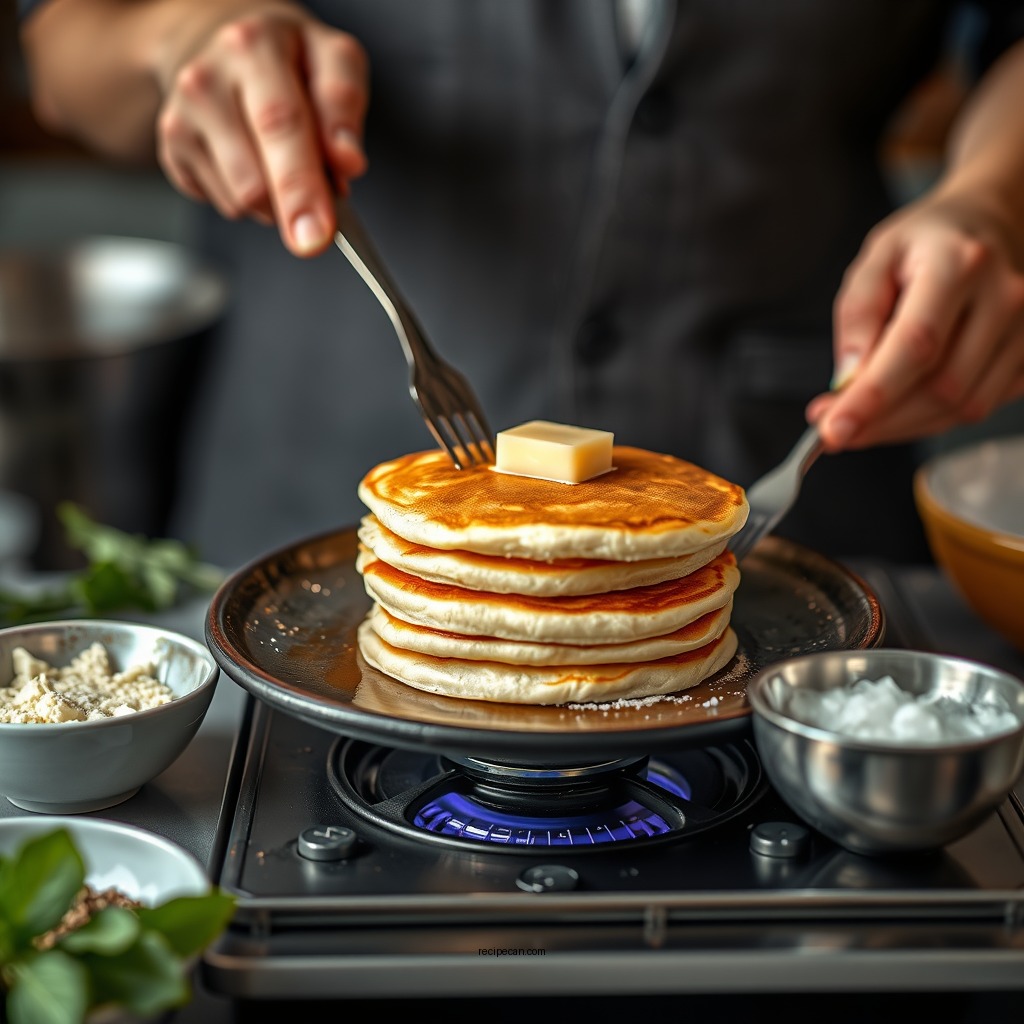 Step-by-Step Instructions - pancake recipe fluffy