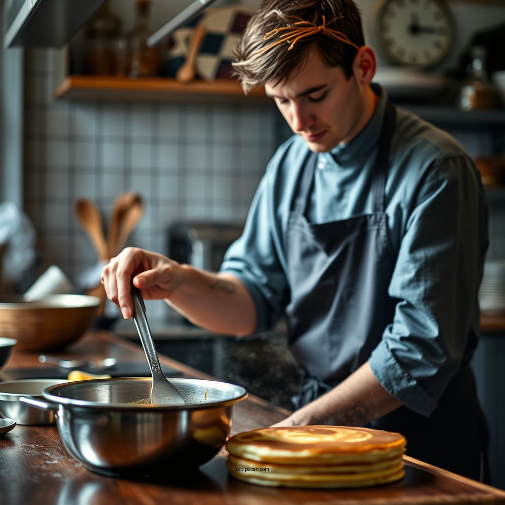 Simple Preparation Steps - pancake recipe for one